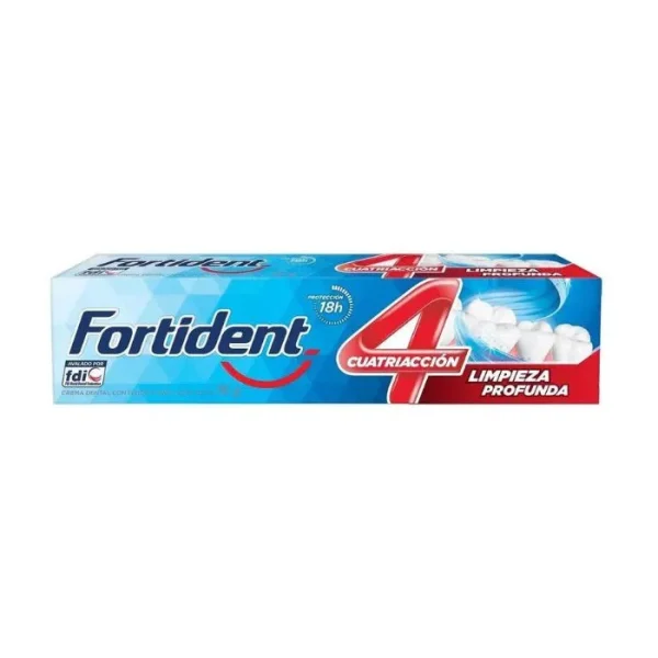Crema Dental Fortident Limpieza Profunda