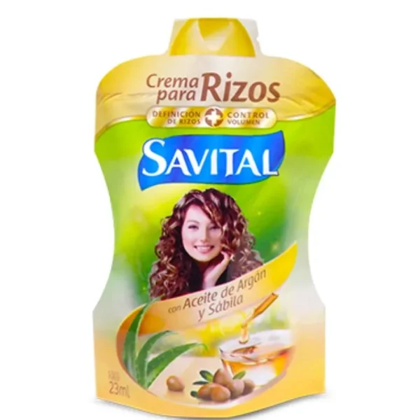 Crema para Peinar Rizos Savital Sachet