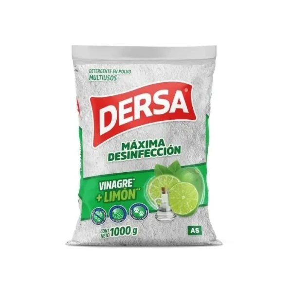 Detergente en Polvo Vinagre + Limón 1000 grs