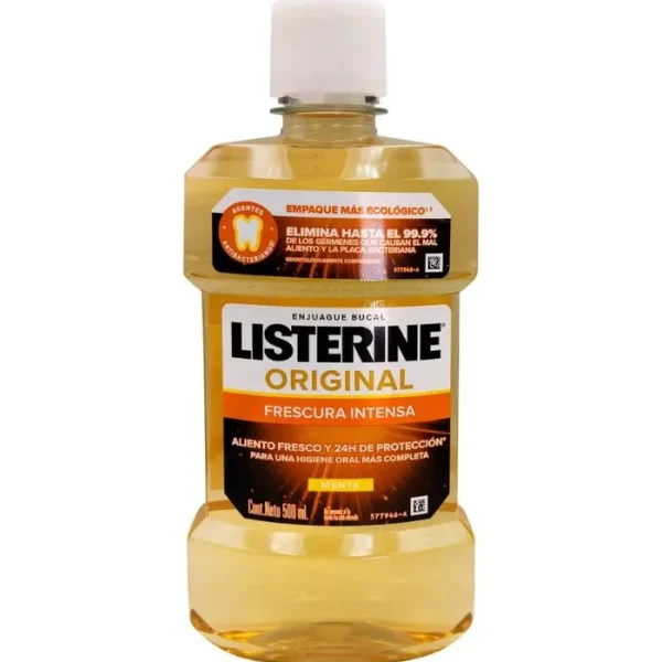 Enjuage Bucal Listerine Original Frescura Intensa