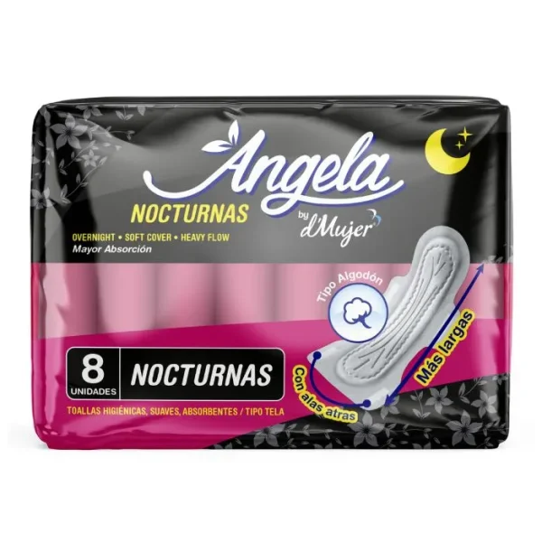 Toalla Higienica Angela Nocturna 8 Und