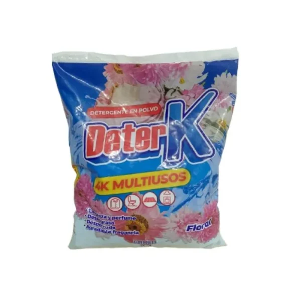 Detergente en Polvo DeterK Floral 200 grs