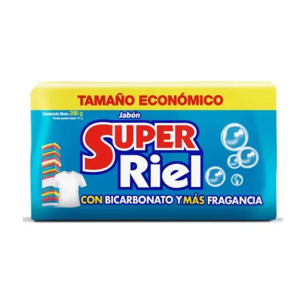 Jabón Super Riel Azul 200 grs