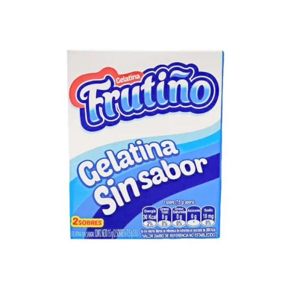 Gelatina SIN SABOR Frutiño 15 grs