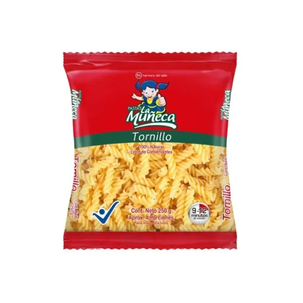 Pasta La Muñeca Tornillo 200 grs