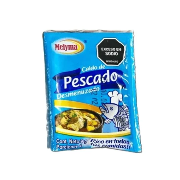 Caldo de Pescado Desmenuzado Melyma 11 gr