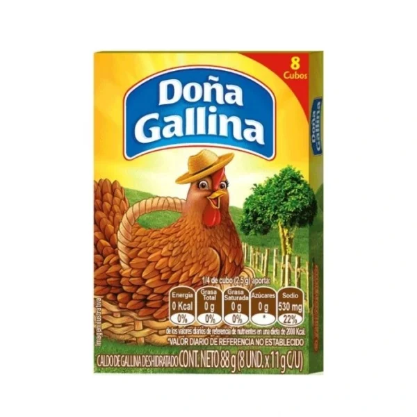 Caldo de Gallina Doña Gallina 8 cubos