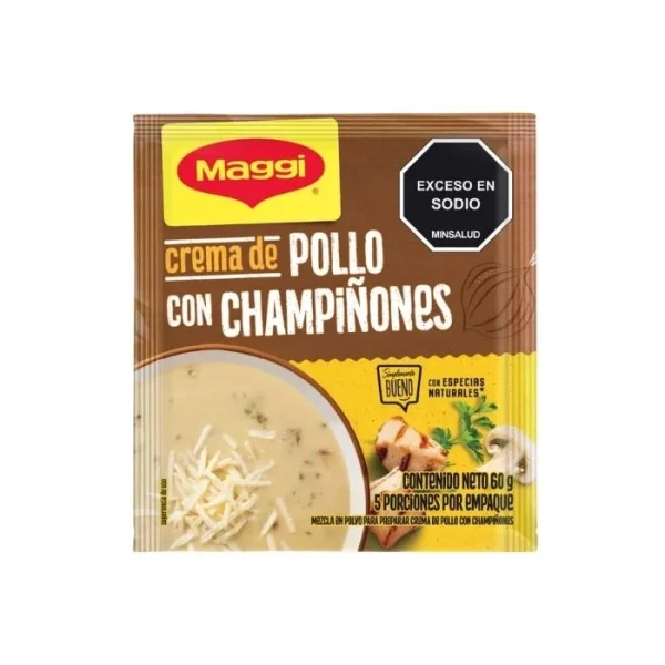 Crema de Pollo con Champiñones 60 grs