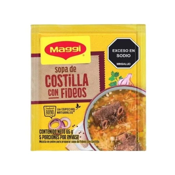 Sopa de Costilla con Fideo 65 grs
