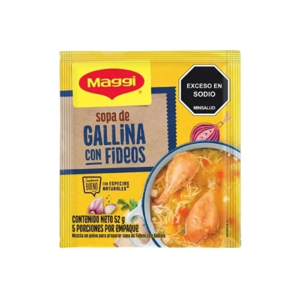 Sopa de Gallina con Fideos 52 grs