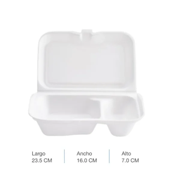 Porta Comidas J1 23.5 x 16 cm x 7 cm Altura Darnel Unidad