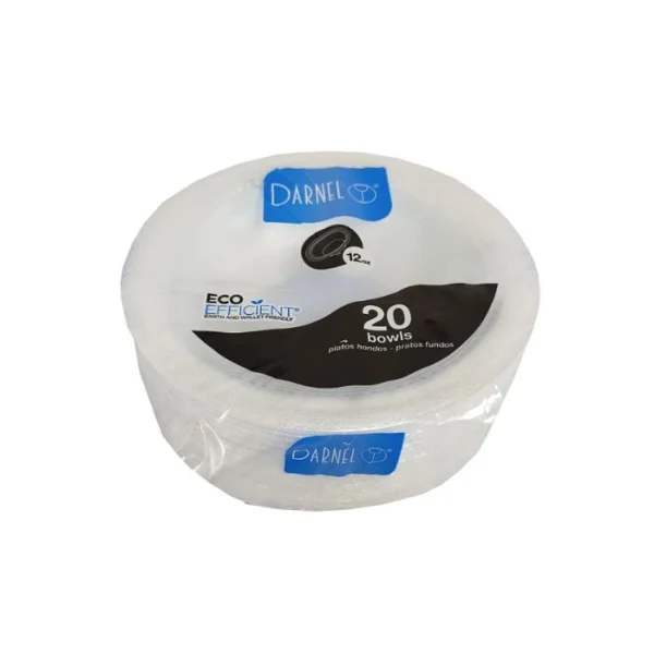 Plato Hondo Darnel 12 oz Paquete x 20 und