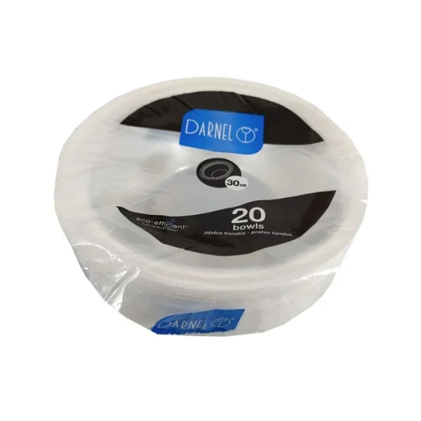 Plato Hondo Darnel 30 oz Paquete x 20 und
