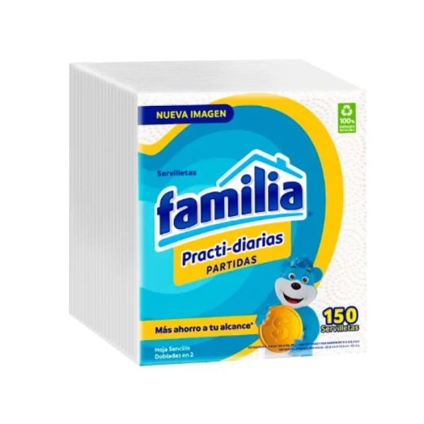Servilleta Practi-diarias Partidas Familia 150 und