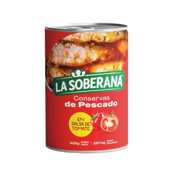 Conserva de Pescado en Salsa de Tomate La Soberana 425 g
